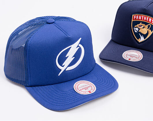 Mitchell & Ness - Tampa Bay Lightning - Evergreen Trucker - Blue