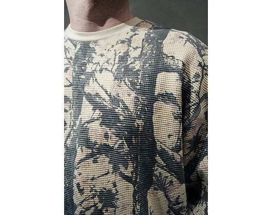 Longsleeve Tee Karl Kani - Signature Wood Camo Waffle Longsleeve