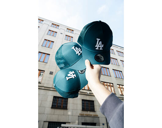 Cap New Era - MLB Essential 9FORTY Trucker - LA Dodgers - Pine Green
