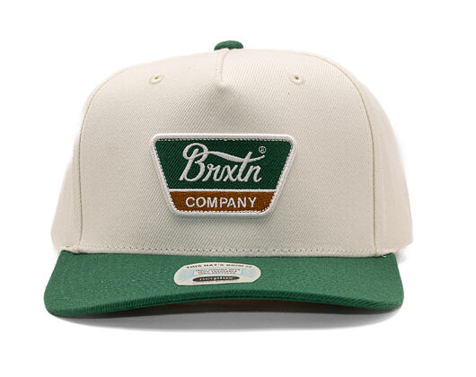 Cap Brixton - Linwood MP Snapback - Off White/Primal Green