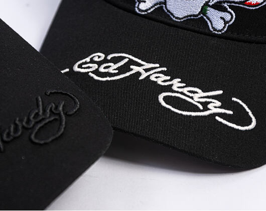 Cap Ed Hardy - Love-Slowly Twill Front Mesh Trucker - Black
