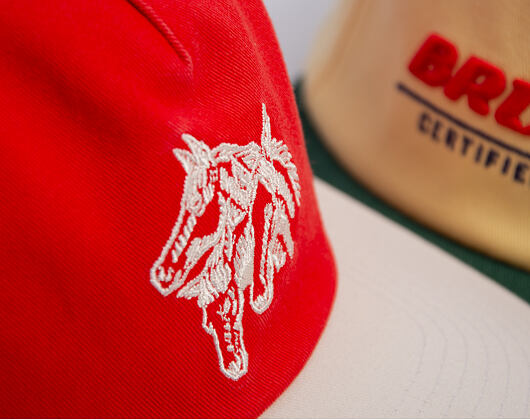 Cap Brixton - Round Up LP Dadcap - Washed Rush/White