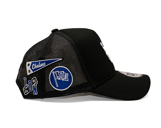 Cap New Era -  Patch 9FORTY Trucker - Chelsea FC Lion Crest - Black