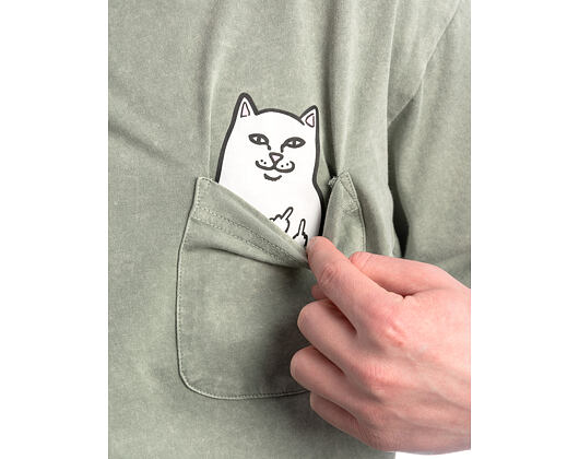 Tee Lord Nermal Pocket Tee (Sage Vintage Wash)