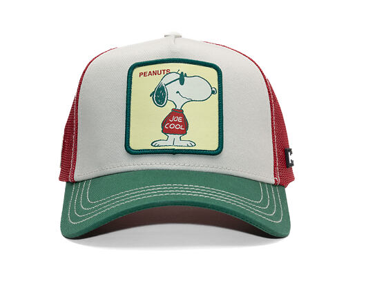 Cap Capslab - Trucker Peanuts - Cool Joe - White / Red /Green