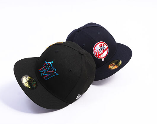 Cap New Era - MLB Hidden Hit 59FIFTY - Miami Marlins - Team Color