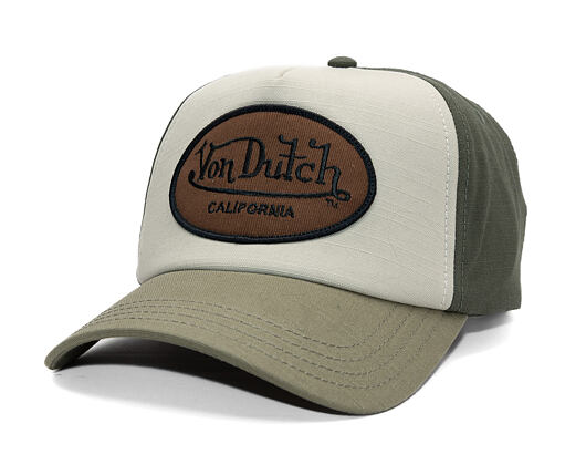 Cap Von Dutch - Trucker - Cali Patch Olive/Brown