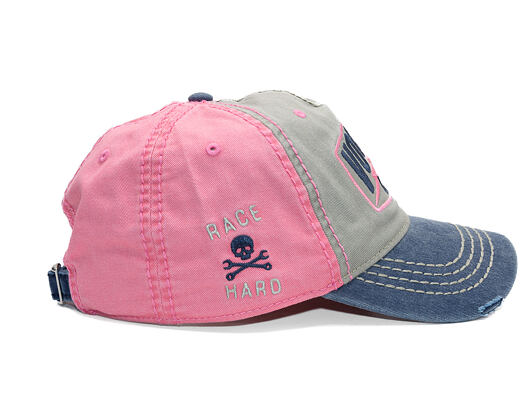 Cap Von Dutch - Trucker - Limited Olive/Pink/Distressed Denim