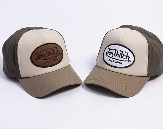 Cap Von Dutch - Trucker - Cali Patch Olive/White