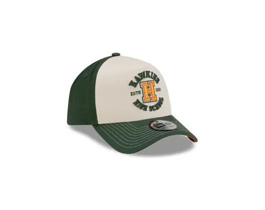 Cap New Era - Hawkings High 9FORTY A-Frame - Stranger Things - Green