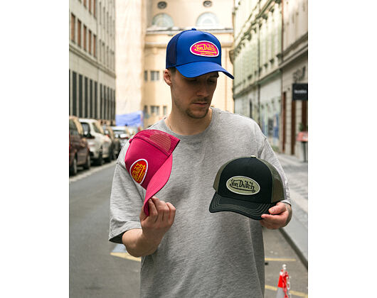 Kšiltovka Von Dutch - Trucker - Classic Logo - Black/Green