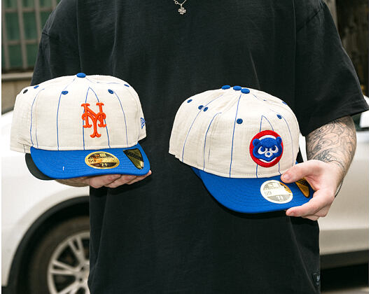 Cap New Era - MLB Retro Linen Pinstripe 59FIFTY Retro Crown - NY Mets - Team Color