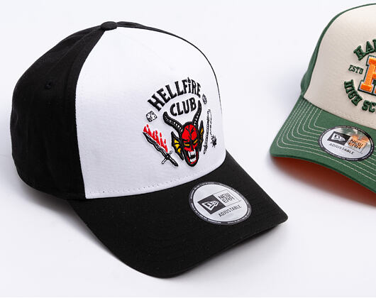 Cap New Era - Hellfire Club 9FORTY A-Frame - Stranger Things - Black