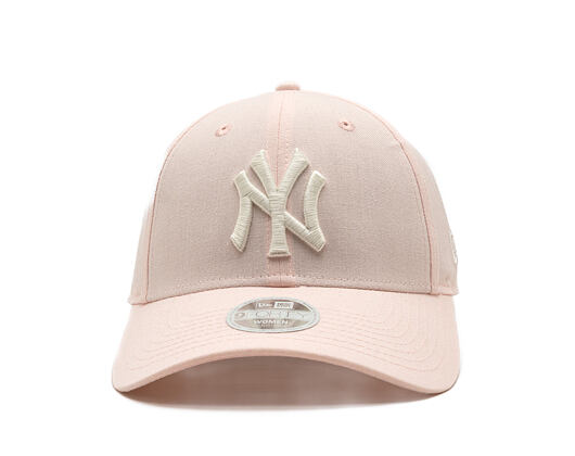 Womens Cap New Era - MLB Linen 9FORTY - NY Yankees - Blush Pink