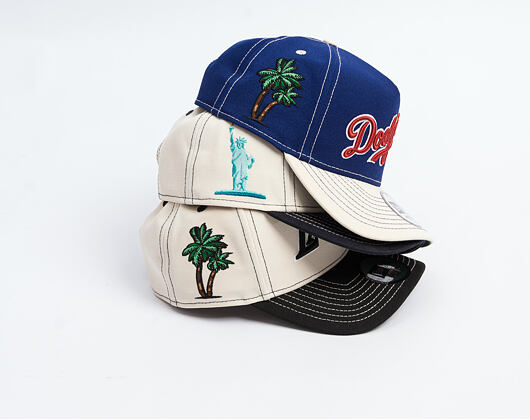 Cap New Era - NBA City Icon 9FORTY A-Frame - LA Lakers - Cream / Black