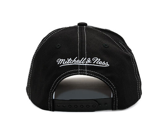 Cap Mitchell & Ness  - Branded Baseline -Pro Crown Snapback - Black