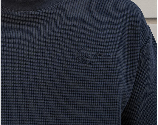 Tee Karl Kani - Signature Waffle Oversized T-Shirt Black
