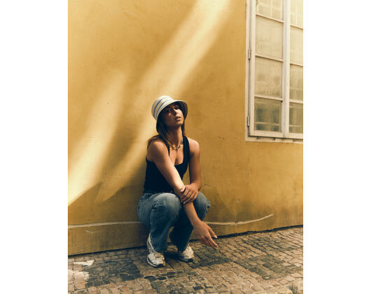 Bucket Hat Kangol - Tropic Resort Stripe Lahinch - Butter Chiffon Multi