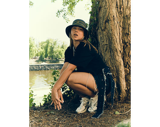 Bucket Hat Kangol - Tropic Resort Stripe Lahinch - Celestial Teal Multi