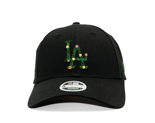 Womens Cap New Era - MLB Floral Infill 9FORTY - LA Dodgers - Black