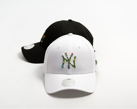 Womens Cap New Era - MLB Floral Infill 9FORTY - NY Yankees - White