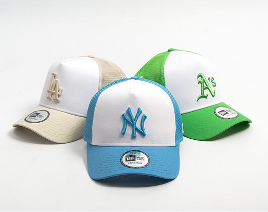 Cap New Era - MLB Essential 9FORTY A-Frame Trucker - NY Yankees - Blue