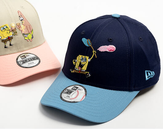 Kids Cap New Era - Spongebob 9FORTY - Spongebob - Ocean Blue / Blue
