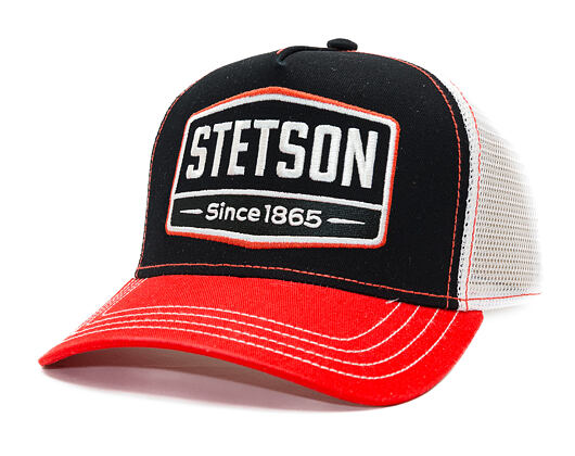 Cap Stetson - Gasoline Trucker - Black / Red