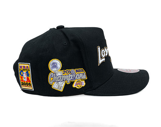 Cap Mitchell & Ness - NBA - La Script 2.0 - Los Angeles Lakers - Black/Green