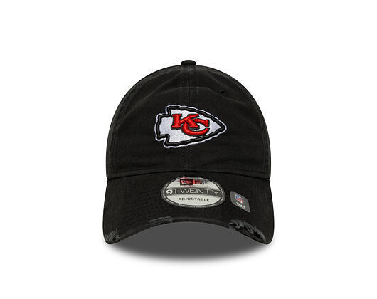 Cap New Era - NFL Wash & Distressed 9TWENTY - Kansas City Chiefs - Black
