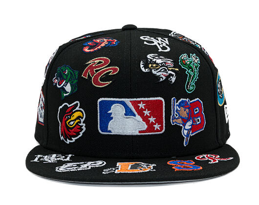 Cap New Era - MiLB All Over Logo 59FIFTY - Black
