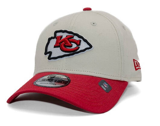 Cap New Era - NFL Wordmark 9FORTY - Kansas City Chiefs - Cream / Team Color