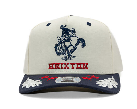Cap Brixton - Rodeo C Np Mp Snapback - Off White/Navy