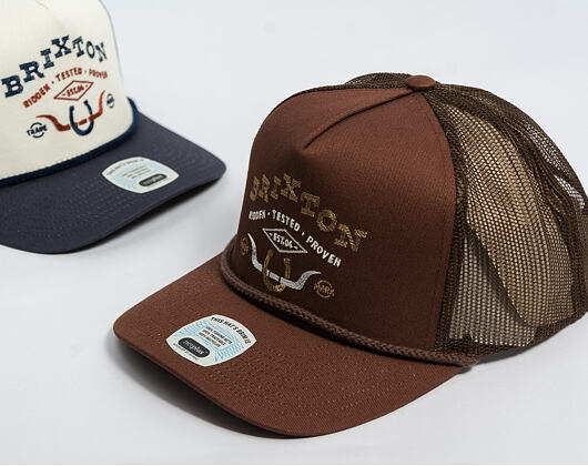 Cap Brixton - Beekman C Np Mp Trucker Hat - Brown/Brown