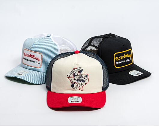 Cap Brixton - Lonestar X Brixton Trucker - Red/White/Blue