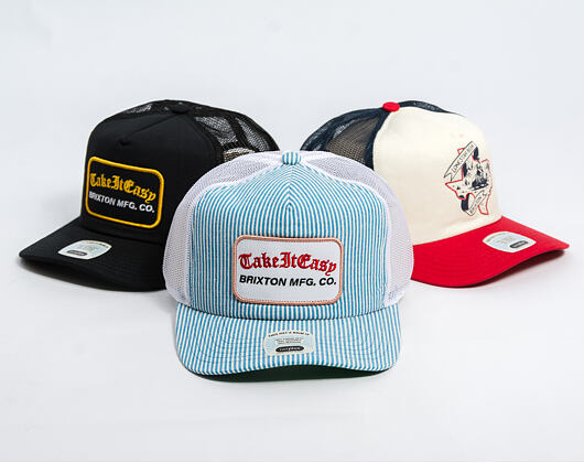 Cap Brixton - Take It Easy C Np Mp Trucker - Two Boot Stripe
