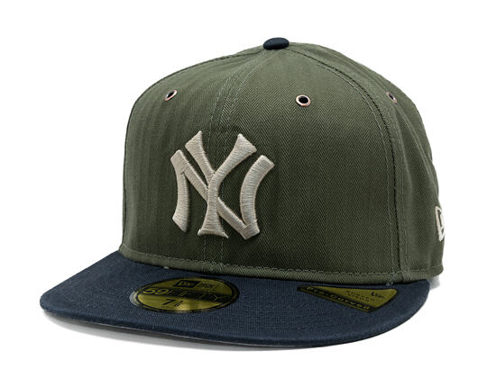 Cap New Era - MLB Three Looms "American Herringbone" 59FIFTY - NY Yankees - Team Color