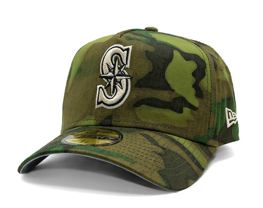 Cap New Era - MLB Ripstop Camo 59FORTY - Seattle Mariners - Woodland Camo