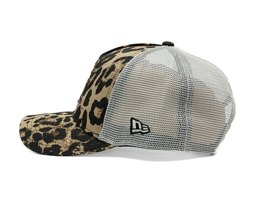 Womens Cap New Era - MLB Summer Leopard 9FORTY M-CROWN A-Frame Trucker - NY Yankees - Brown