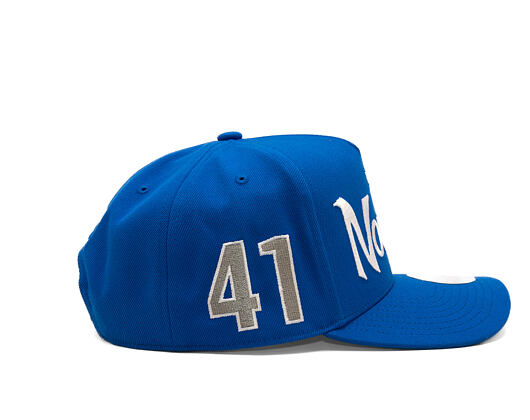 Cap Mitchell & Ness - Player Script Hwc - NBA - Dallas Mavericks - Dirk Nowitzki - Blue