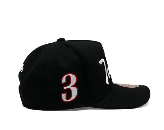 Cap Mitchell & Ness - Player Script Hwc - NBA - Philadelphia 76Ers - Allen Iverson - Black