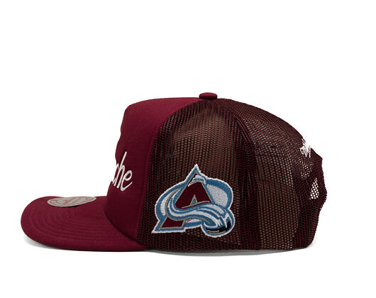 Cap Mitchell & Ness - Head Coach Trucker - NHL - Colorado Avalanche - Maroon