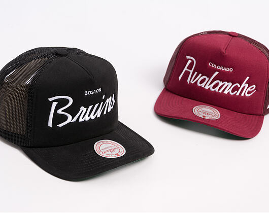 Cap Mitchell & Ness - Head Coach Trucker - NHL - Boston Bruins - Black