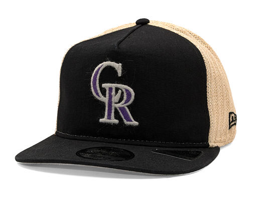 Cap New Era - MLB "Summer Twine Grained" 9FIFTY - Colorado Rockies - Team Color / Open Market Tan