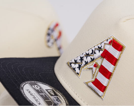Cap New Era - MLB "American Flag" 9FIFTY - Arizona Diamondbacks - Chrome White