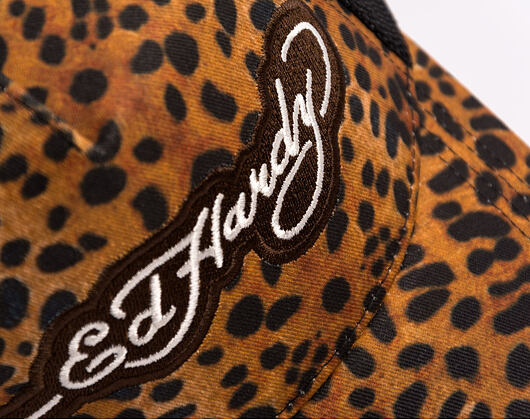 Cap Ed Hardy - Leopard Print 5 Panel Trucker
