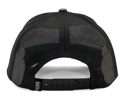 Cap Von Dutch - Glitter Oval Logo Trucker - Green Glitter / Black