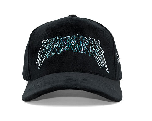 Cap Reflection Luxury New Angel Cap - Black Baby Blue Script