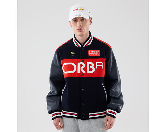 Jacket New Era - F1 Wordmark Varsity Jacket - RED BULL F1 - Navy Blue