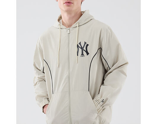 Jacket New Era - MLB Piping Track Jacket - NY Yankees - Stone